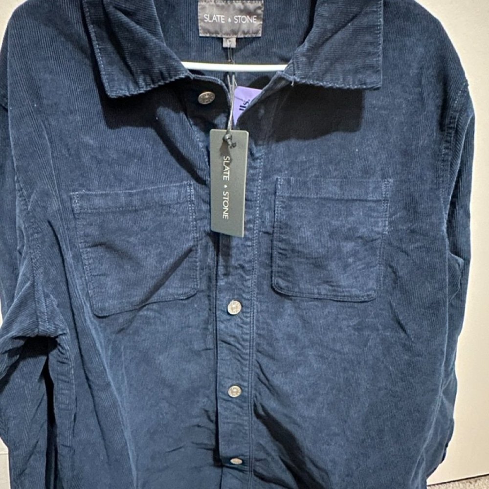 MENS SLATE & STONE SHIRT